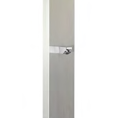Doccia per piscina STEEL DESIGN con miscelatore e lavapiedi