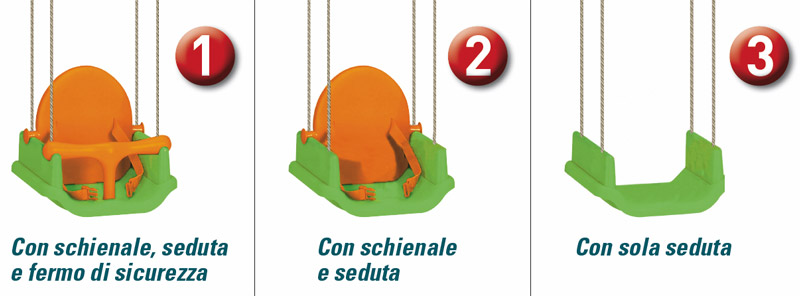 set seggiolini altalena Libellula