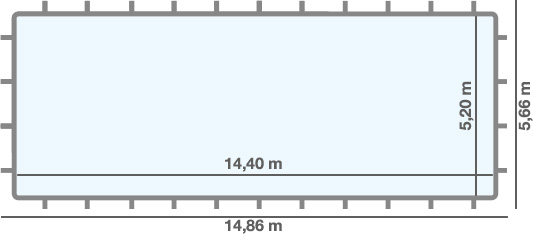 dimensioni piscina MEGA