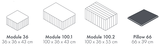 Minipiscina INCANTO con salotto componibile Minipiscina INCANTO con salotto componibile