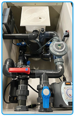 Muro filtrante Filtrinov per piscine in casseri Muro filtrante Filtrinov per piscine in casseri