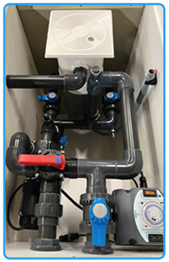 Muro filtrante Filtrinov per piscine in casseri Muro filtrante Filtrinov per piscine in casseri