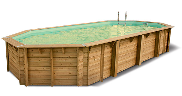 Piscina in legno NorthWood 750 - 7,50 x 4,00 h.1,30 m