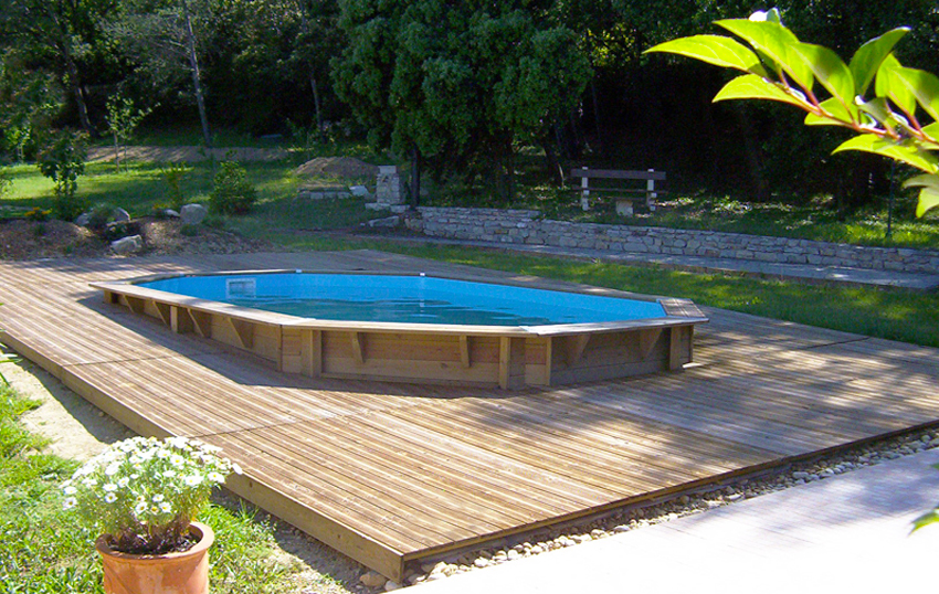 Piscina Northwood in legno di pino