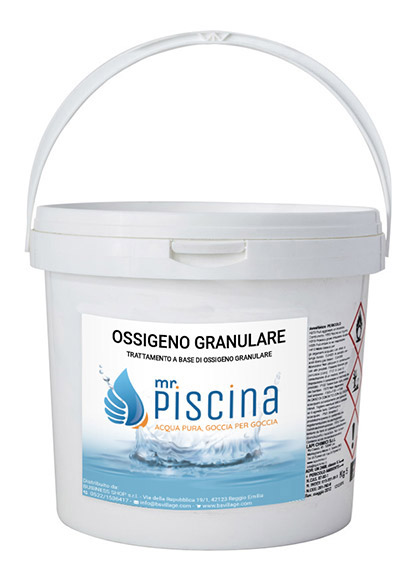 Ossigeno granulare per acqua piscina