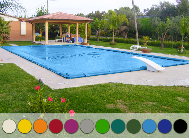 Copertura invernale per piscina PVC 650 colorata