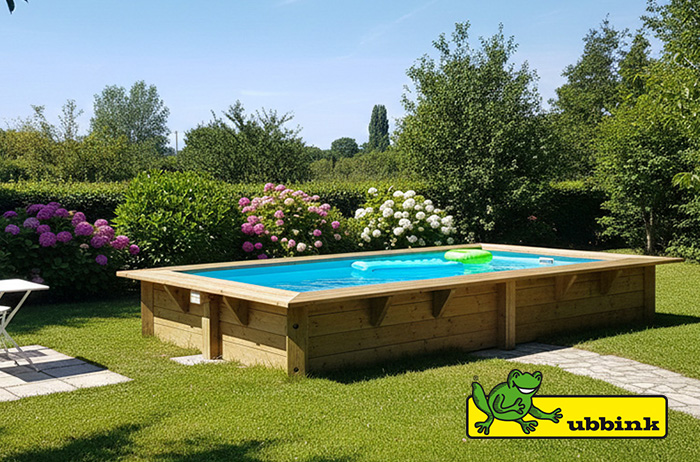 Piscina in legno Lake