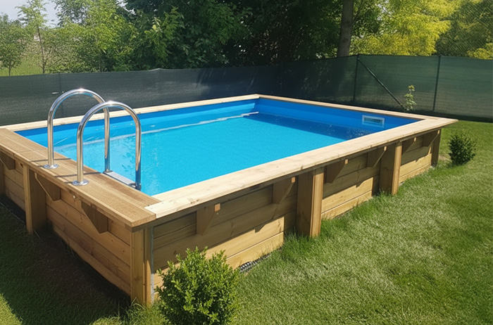 Installazione piscine in legno