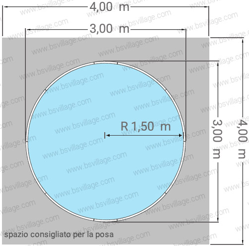 Dimensioni Piscina Fuori terra CLIO