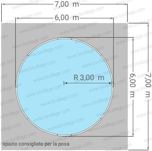 Dimensioni Piscina Fuori terra CLIO