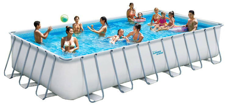 Piscina Fuori Terra ELITE METAL FRAME rettangolare