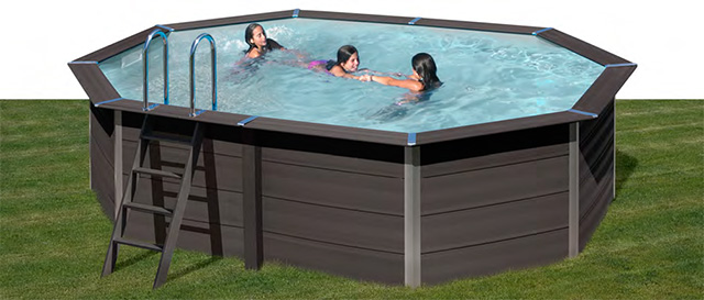 Piscina in legno composito WPC WOOD