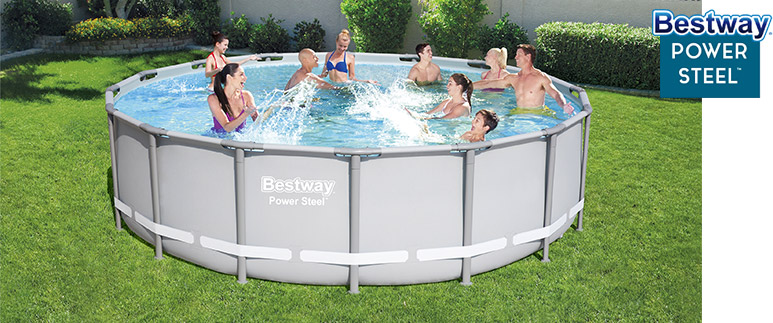 Piscina fuori terra Bestway POWER STEEL Rotonda 4,88