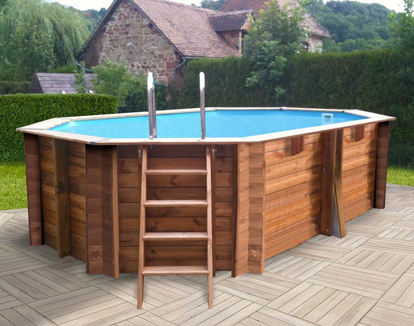 Installazione Piscina in legno PoolWood