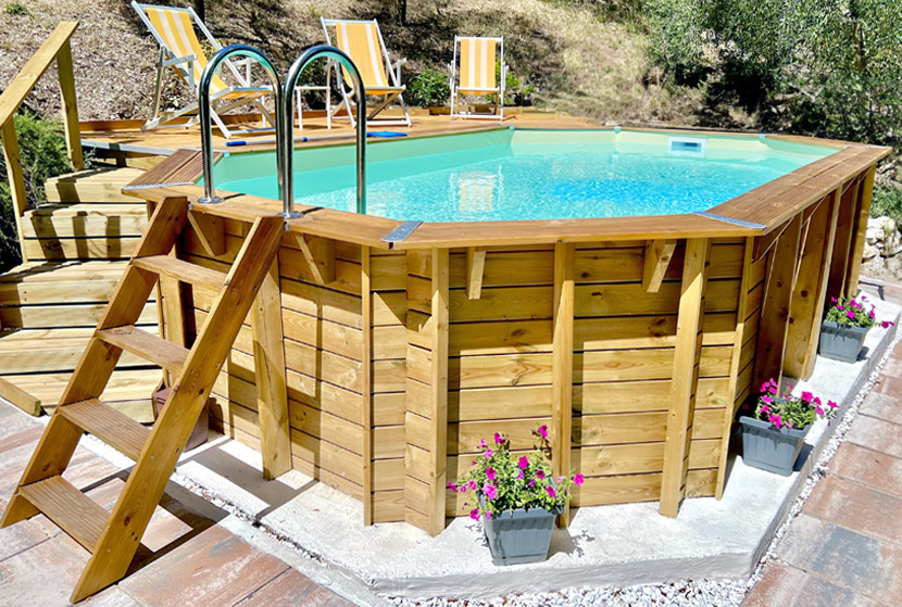 Piscina in legno NorthWood, fuori terra