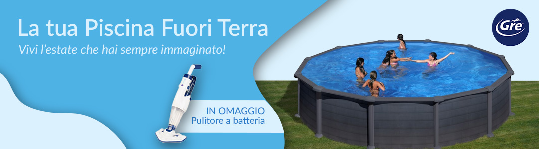 Piscine in lamiera Gre con omaggio
