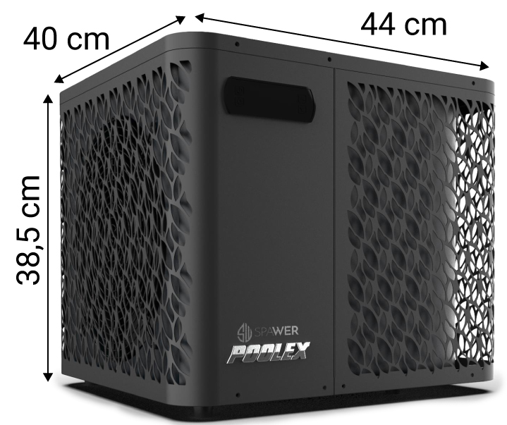 Pompa di calore Spawer O'spa dimensioni