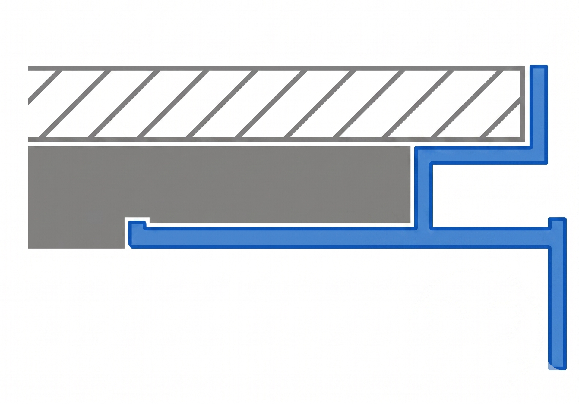 Profilo bordo SARZANO in gres RETTIFICATO