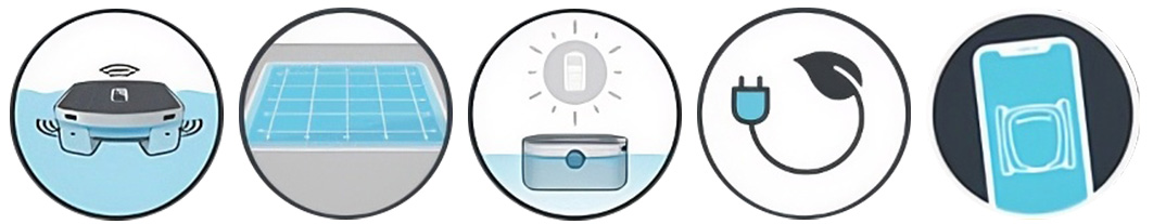 Pulitore automatico per piscina Dolphin Skimmi 200 vantaggi Pulitore automatico per piscina Dolphin Skimmi 200 vantaggi