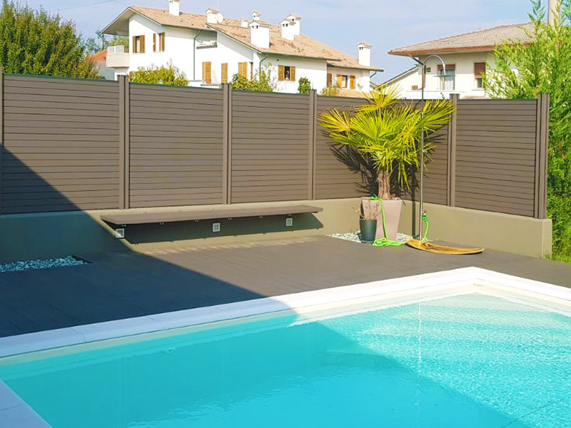 Recinzione in WPC DELUX per giardino