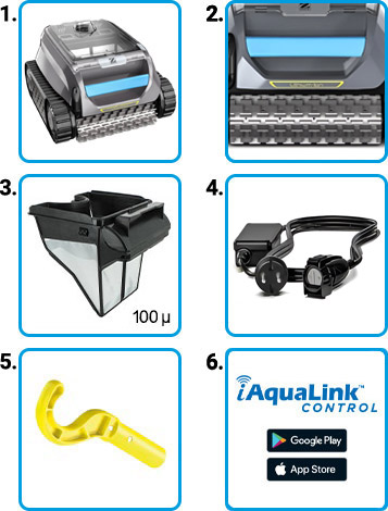 Materiale incluso Robot piscina Zodiac Freedom OF 42 IQ