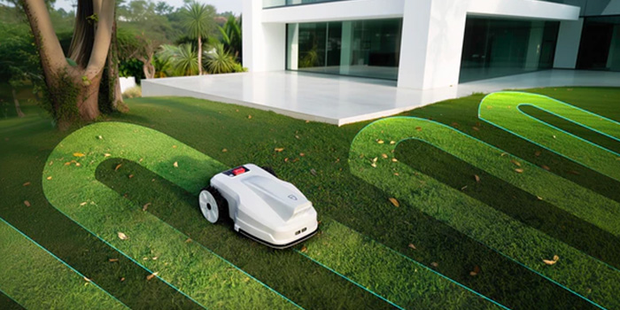 Robot tagliaerba senza filo perimetrale FJD FV2000