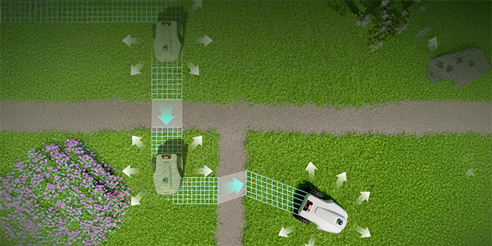 Robot tagliaerba senza filo perimetrale FJD FL3000 LiDAR