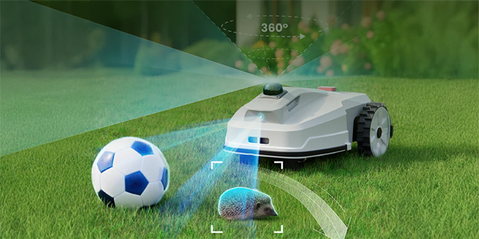 Robot tagliaerba senza filo perimetrale FJD FL3000 LiDAR