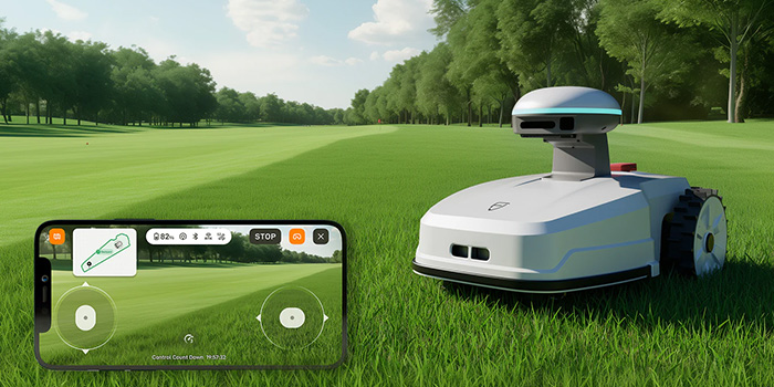 Robot tagliaerba senza filo perimetrale FJD Smart Wireless FR4000