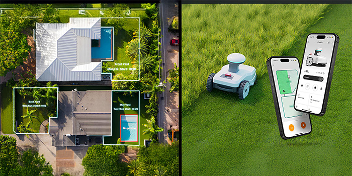 Robot tagliaerba senza filo perimetrale FJD Smart Wireless FR4000