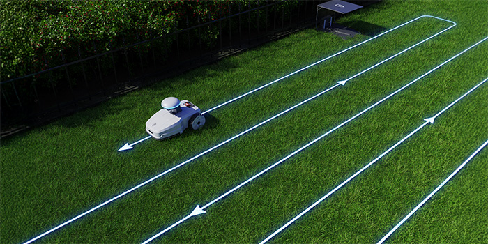 Robot tagliaerba senza filo perimetrale FJD FR4000