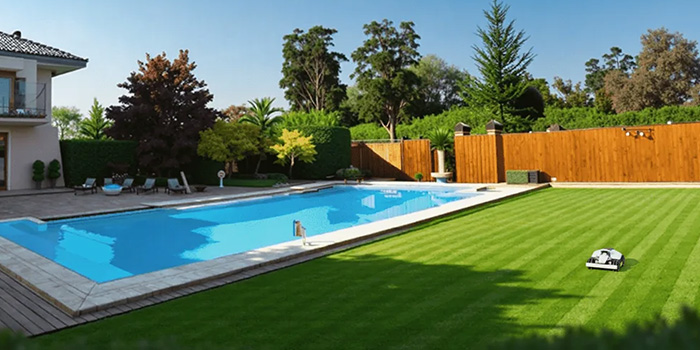 Robot tagliaerba senza filo perimetrale LUBA mini AWD 800