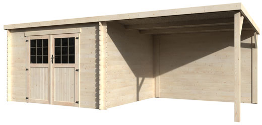 Casetta in legno di abete Liv