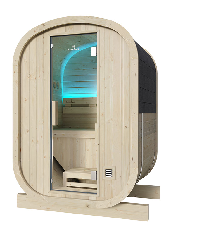 Sauna finlandese tradizionale da esterno GIUNONE 1-2 posti Sauna finlandese tradizionale da esterno GIUNONE 1-2 posti