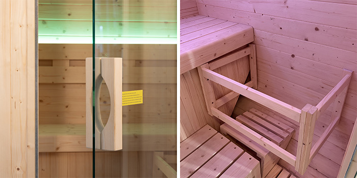 Sauna finlandese tradizionale da esterno GIUNONE 1-2 posti Sauna finlandese tradizionale da esterno GIUNONE 1-2 posti