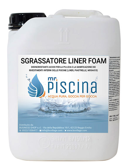 Sgrassatore LINER FOAM per teli interni piscina