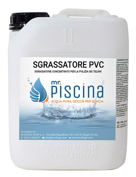 SGRASSATORE PVC concentrato per pulizia teloni