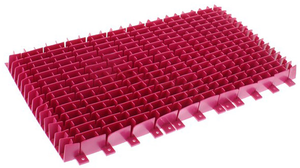Spazzola in PVC lunga magenta Dolphin (1 pezzo)