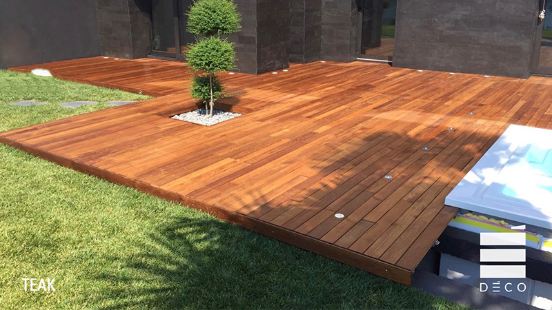 Decking doghe Teak