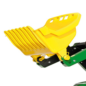 Trattore a pedali per bambini John DeereÂ con ruspa