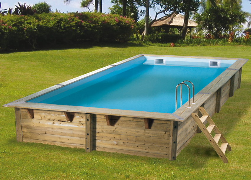 Installazione piscine in legno