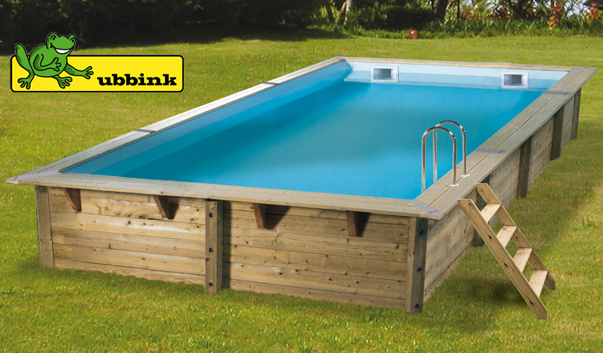 Piscina in legno Northwood rettangolare