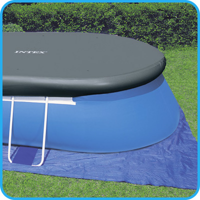 copertura e tappetino per Piscina fuori terra intex Frame Ellipse