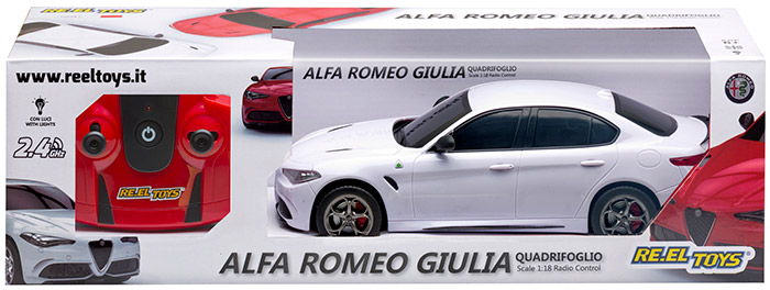 Macchina radiocomandata ALFA ROMEO GIULIA QUADRIFOGLIO