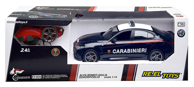 Macchina radiocomandata ALFA ROMEO GIULIA QUADRIFOGLIO CARABINIERI