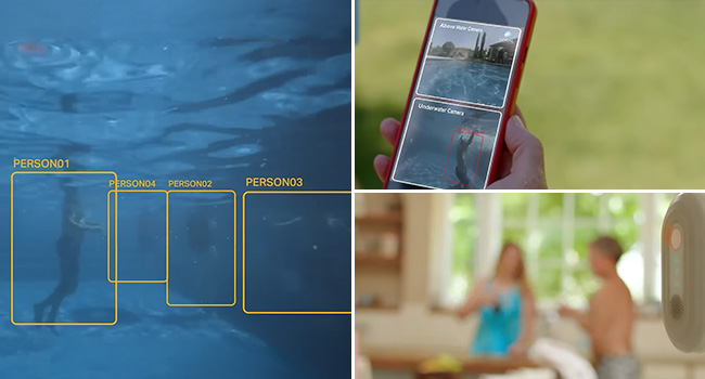 Allarme caduta in acqua piscina MYLO_ 3 avvisi