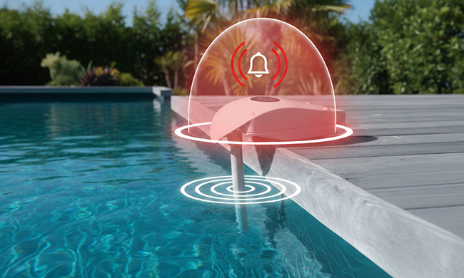 Allarme caduta in acqua piscina