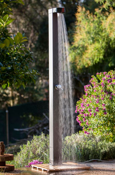 Doccia solare da giardino ANGEL 30 LITRI in alluminio