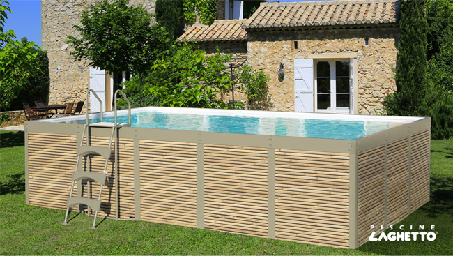 Piscina fuori terra in bambu Antea by Laghetto