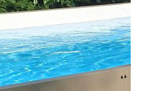 Piscina Laghetto fuori terra rivestita in bambÃ¹ ANTEA